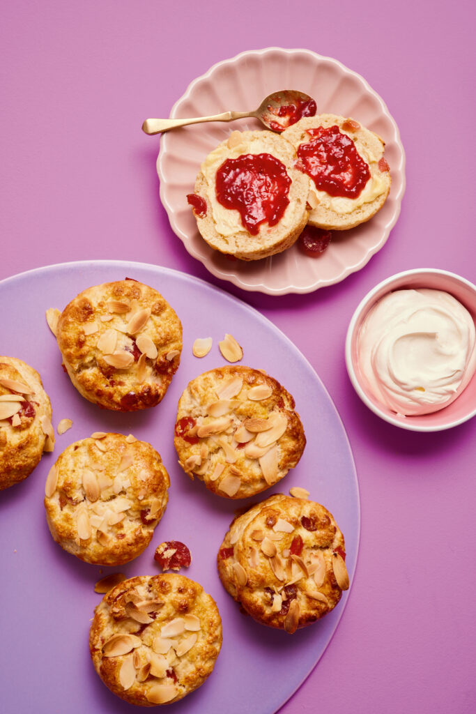 Bakewell scones