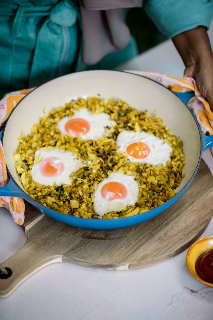 Nadiya Simple Spices Hash Smash Breakfast