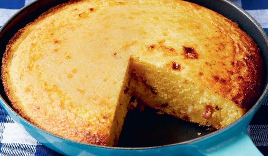 Bacon and marmalade cornbread